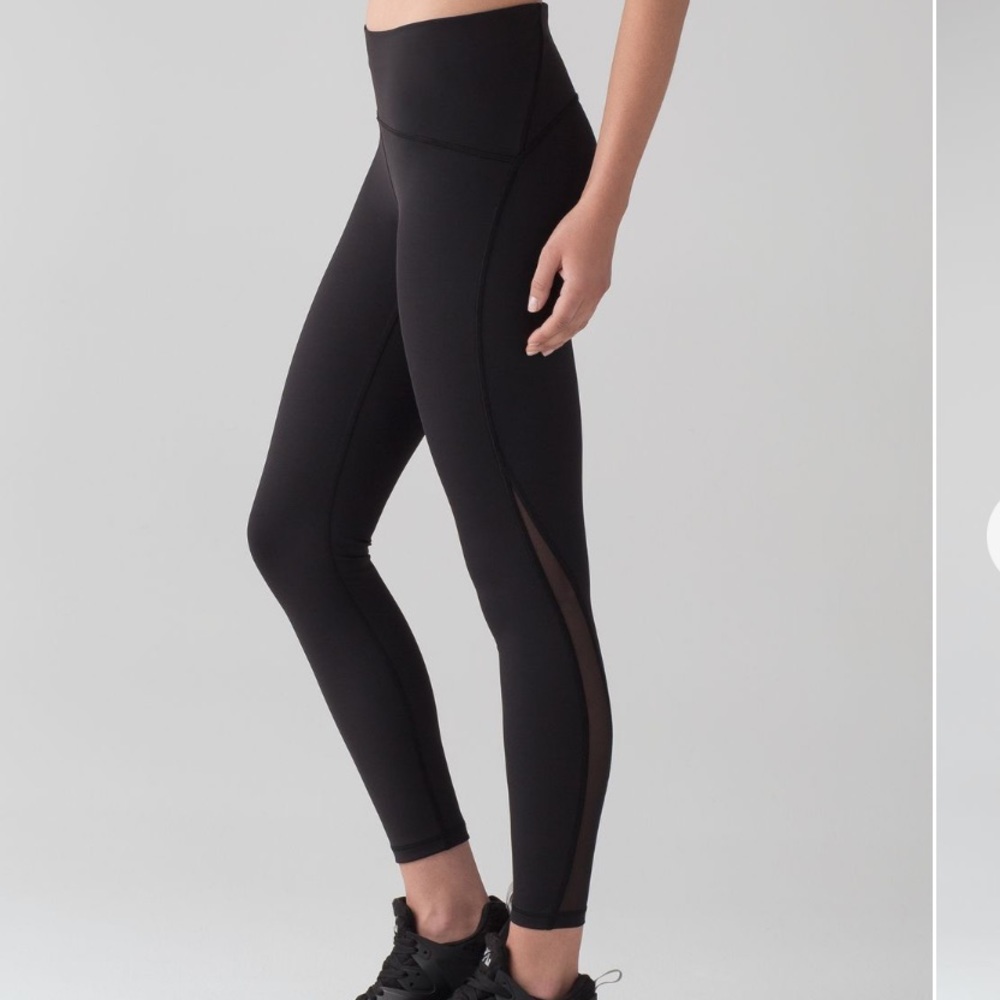 Lululemon Train Times 7/8 Pant 25" Black Size 4